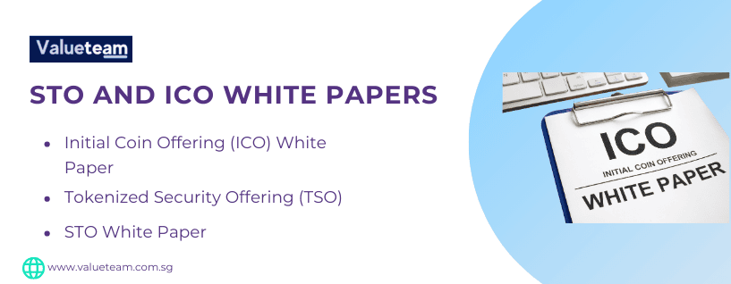 STO and ICO White papers817 x 318