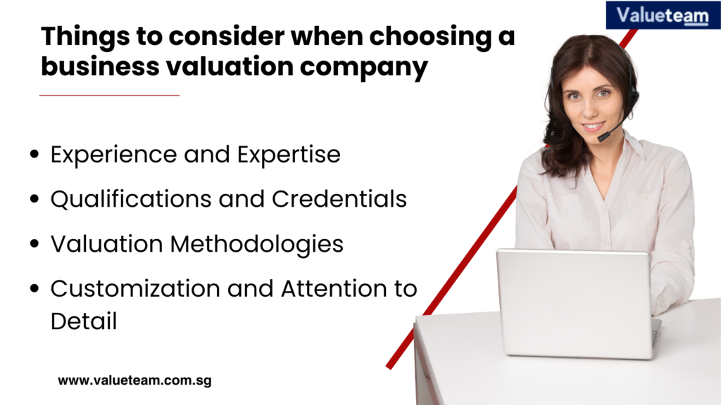 Things to consider when choosing a business valuation company