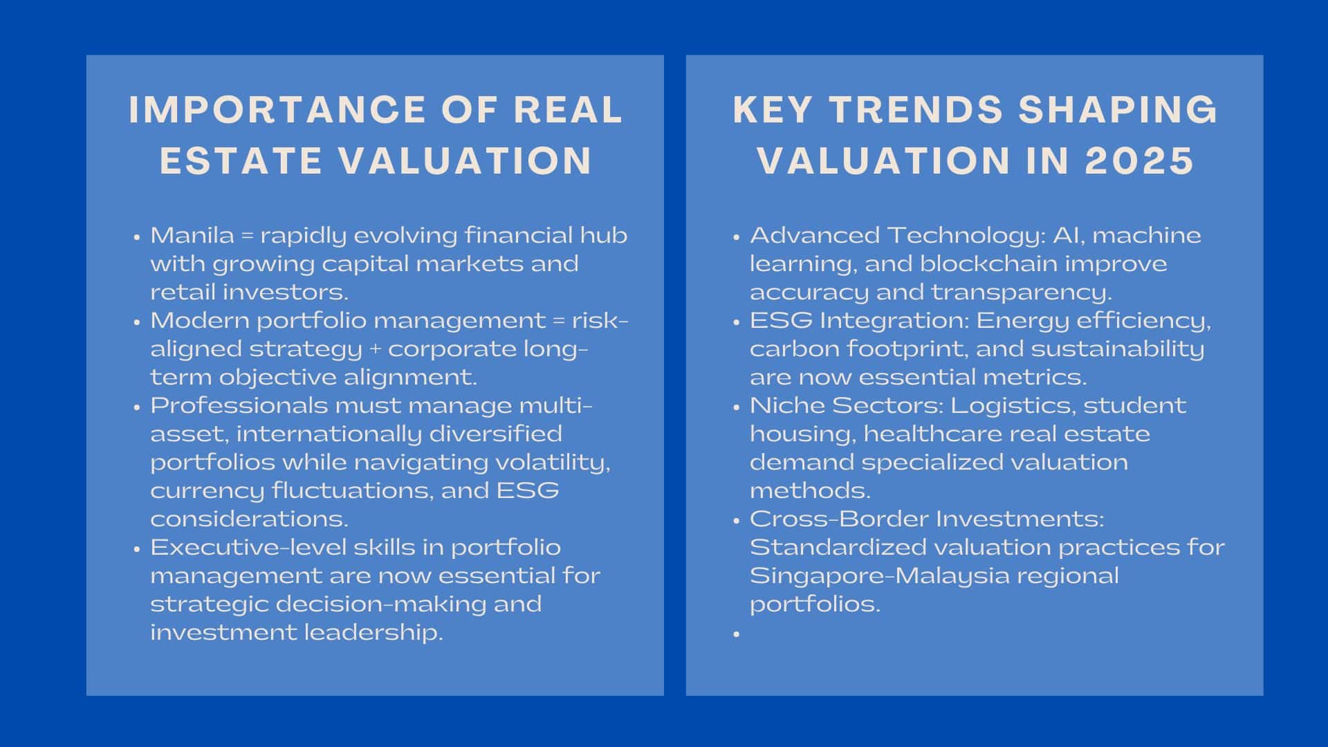 Best Real Estate Valuation Services in Singapore and Malaysia