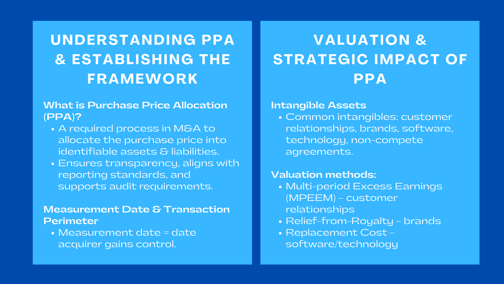 How to Conduct a Purchase Price Allocation PPA Valuation