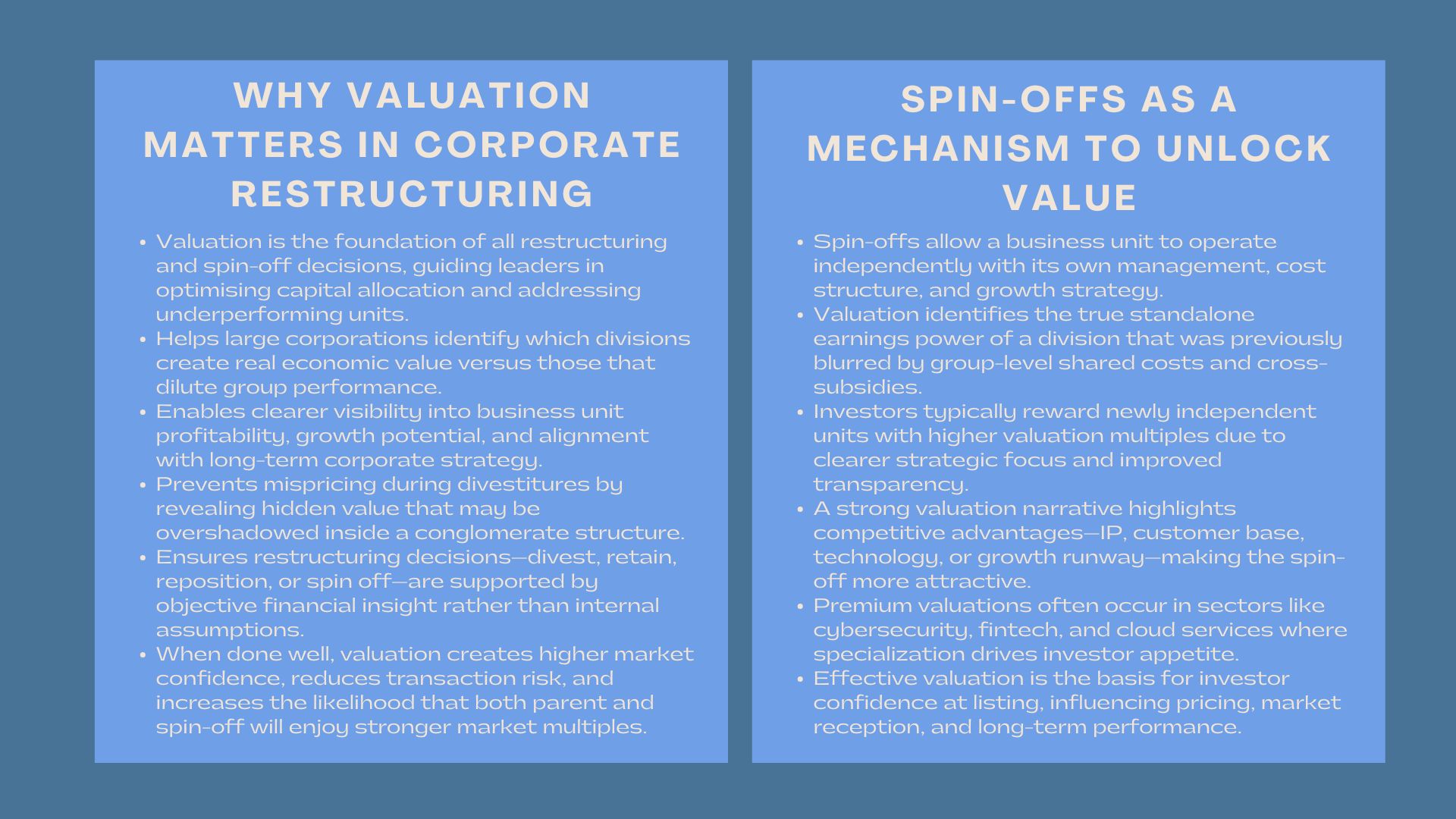 Certified Corporate Restructuring Value Program