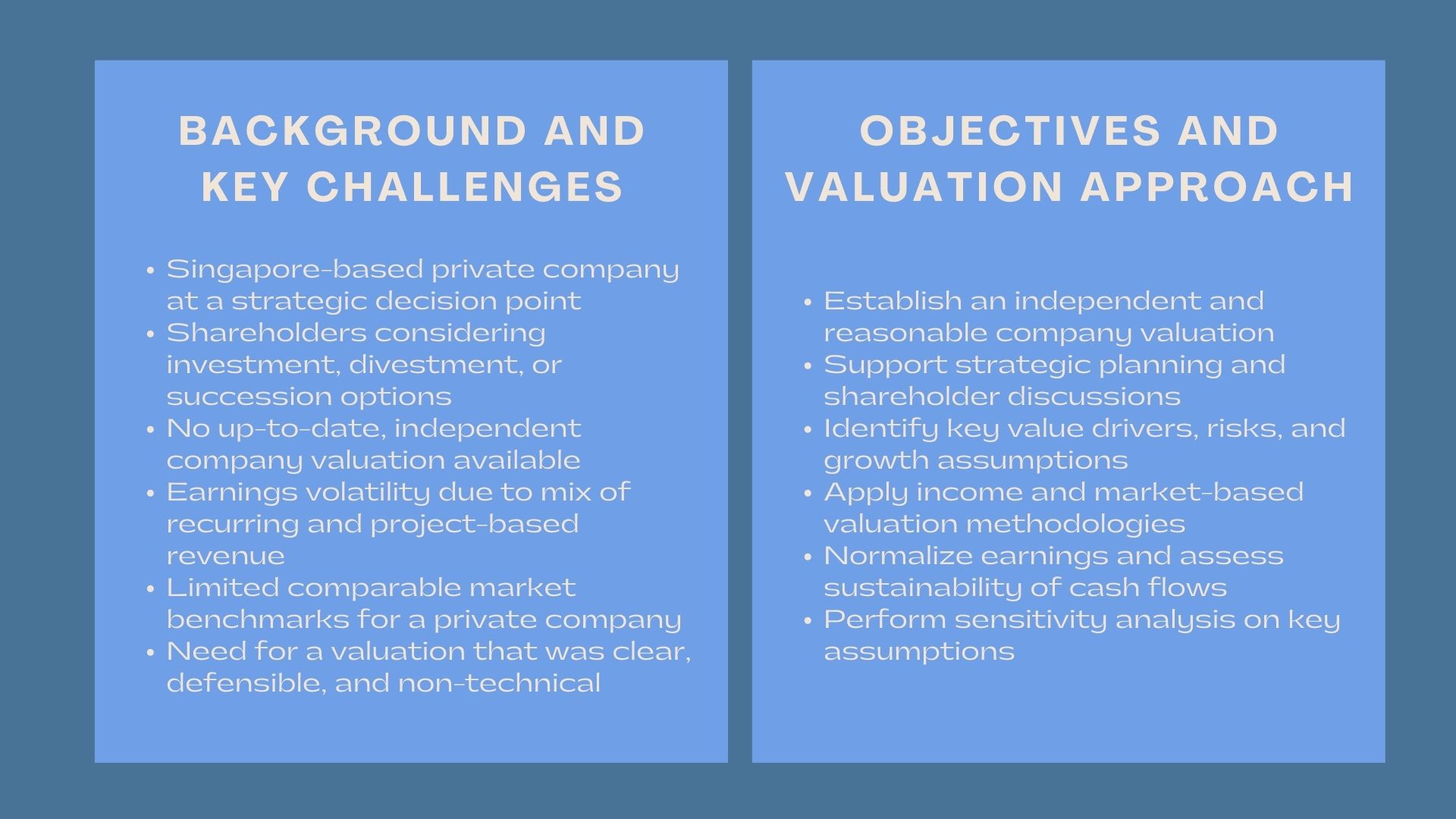 Company Valuation Case Study